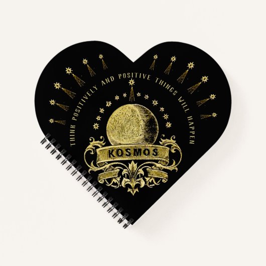 Think Positive Notebook Notizblock (Vorderseite)