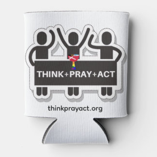 Think+Pray+Act Kühler Dosenkühler