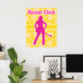 Think Rock Chick Poster (Heimbüro)