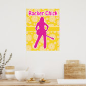Think Rock Chick Poster (Küche)