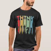 Think Schach Shirt | Perfektes Geschenk für Schach (Vorderseite)