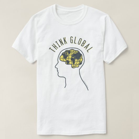 Think Serie: Think Global Basic T - Shirt (Design vorne)