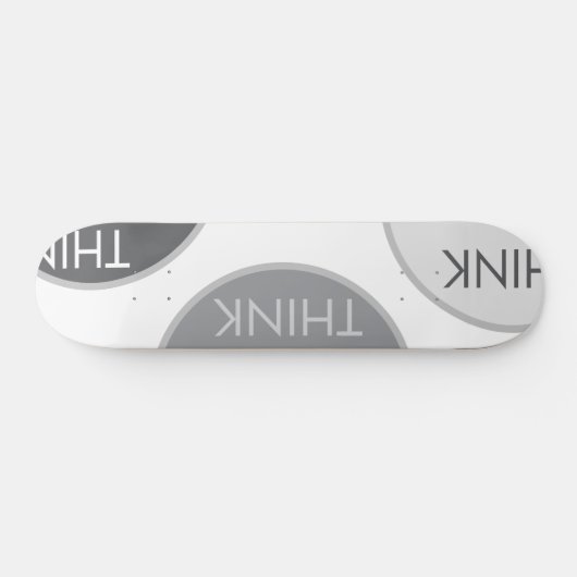 Think Skateboard deck (Horizontal)
