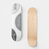 Think Skateboard deck (Vorderseite)