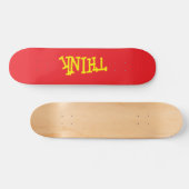 Think Skateboarding deck Skateboard (Horizontal)