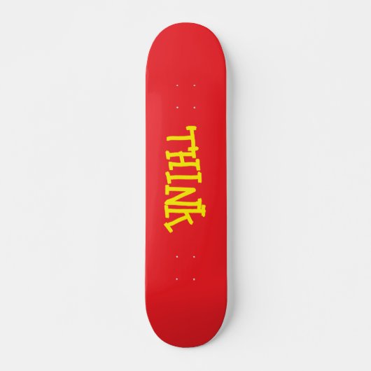 Think Skateboarding deck Skateboard (Vorne)