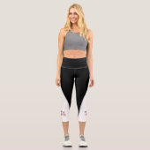Think Snow - Funny Hot Weather Running Capri Leggings (Vorderseite)