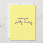 Think Spring Flat Card Dankeskarte (Rückseite)