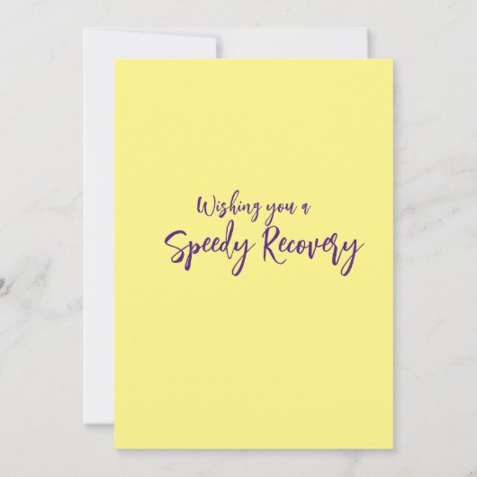 Think Spring Flat Card Dankeskarte (Rückseite)