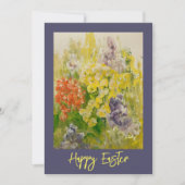 Think Spring Flat Card Dankeskarte (Vorderseite)