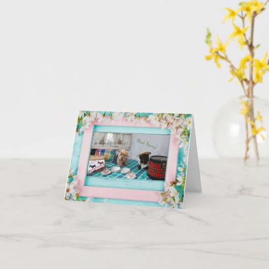 Think Spring Note Card Karte (Gelbe Blume)