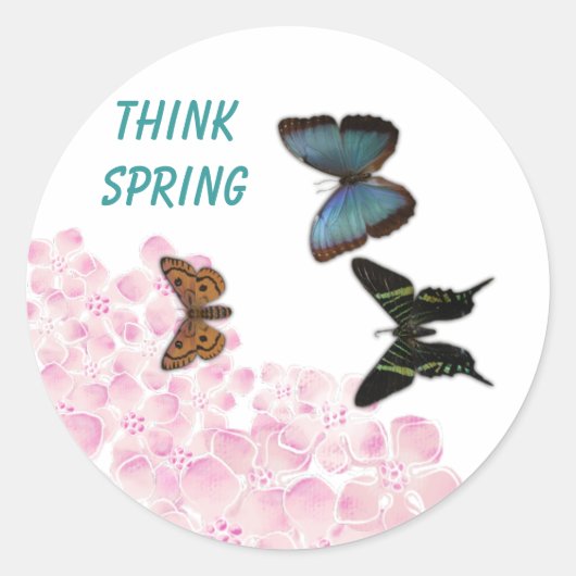 Think Spring - Sticker (Vorderseite)