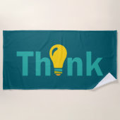 Think Strandtuch (Vorderseite)