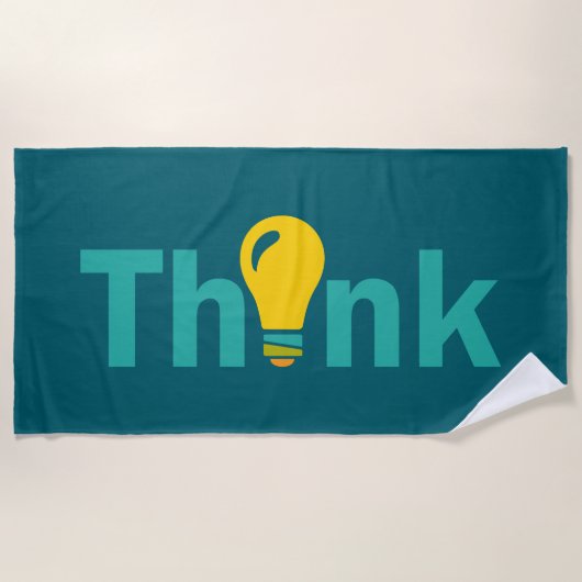 Think Strandtuch (Vorderseite)