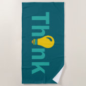 Think Strandtuch (Vorderseite)