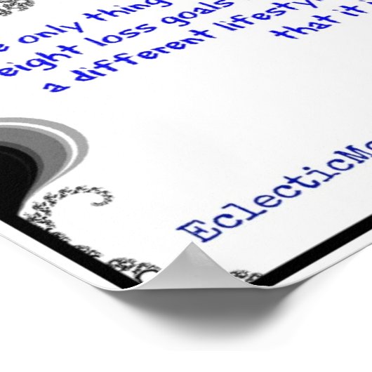 Think Thin Tip #0110 Poster (Ecke)