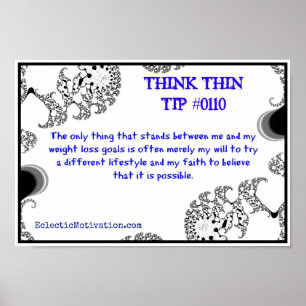 Think Thin Tip #0110 Poster