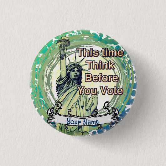 Think Vote Liberty Button (Vorderseite)