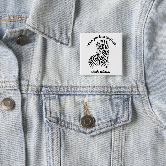 Think Zebras Button (Beispiel)