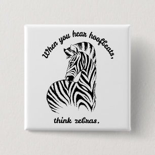 Think Zebras Button