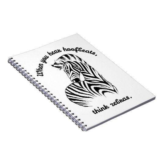 Think Zebras Notizblock (Rechte Seite)
