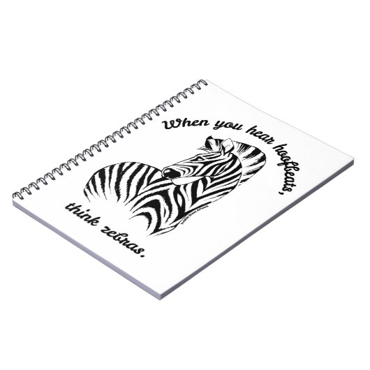 Think Zebras Notizblock (Linke Seite)