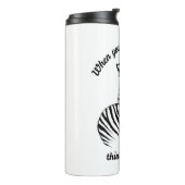 Think Zebras Thermosbecher (Nach links gedreht)