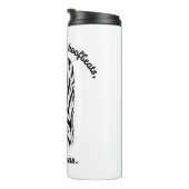 Think Zebras Thermosbecher (Nach rechts gedreht)