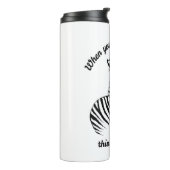 Think Zebras Thermosbecher (Nach links gedreht)