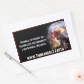 ThinkandAct.Earth "Fundamente" Rechteckiger Aufkleber (Umschlag)