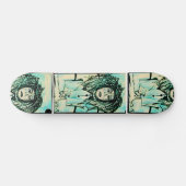 THINKER DREAD GREEN GRAFF SKATEBOARD (Horizontal)