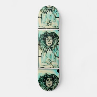 THINKER DREAD GREEN GRAFF SKATEBOARD