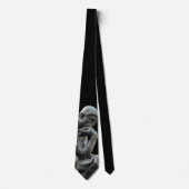 Thinker Statue Krawatte (Vorderseite)