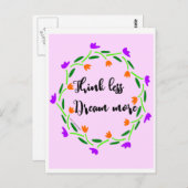 Thinkers and Dreamers postcard Postkarte (Vorne/Hinten)