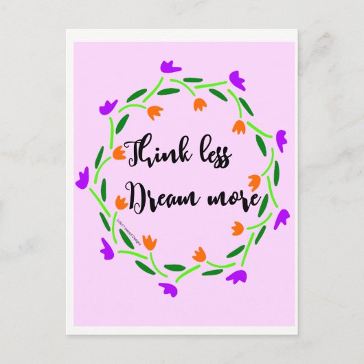 Thinkers and Dreamers postcard Postkarte (Vorderseite)