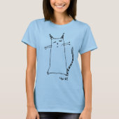 Thinkful cat T-Shirt (Vorderseite)