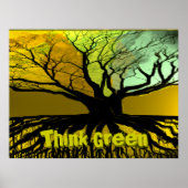 ThinkGreen4, Denke ökologisch, Denke ökologisch Poster (Vorne)