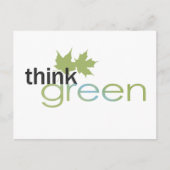 ThinkGreen Postkarte (Vorderseite)