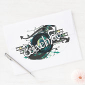 thinkInFate-Aufkleber Ovaler Aufkleber (Umschlag)