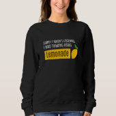 Thinking About Summer Lemonade Citrus Fruit Sweatshirt (Vorderseite)