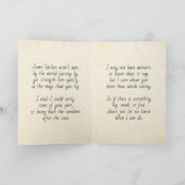 Thinking About You | How can I Help | Chronic Ill Karte (Innenseite)