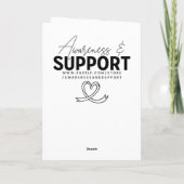 Thinking About You | Mental Illness Support Karte (Rückseite)