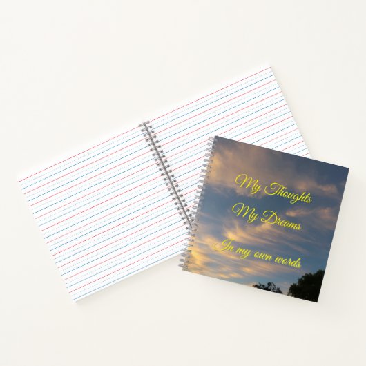 Thinking and Dreams Journal Notizblock (Innenseite)