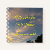 Thinking and Dreams Journal Notizblock (Vorderseite)