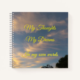 Thinking and Dreams Journal Notizblock