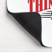 Thinking Board Gamer Tabletop Mousepad (Ecke)