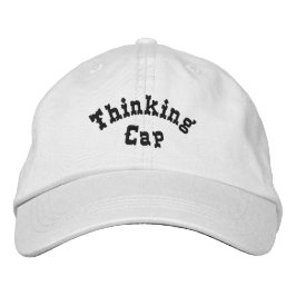 Thinking Cap Funny Bestickte Baseballkappe