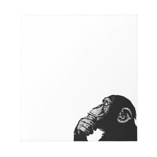 Thinking Chimp Notizblock (Vorderseite)