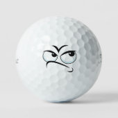 Thinking Emoticon Golfball (Vorderseite)
