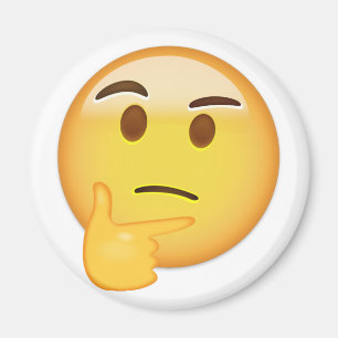 Thinking Face Emoji Magnet
